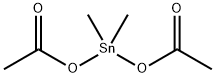 ビス（アセチルオキシ）ジメチルスズ  化学構造式