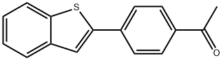 2-(4-Acetoxyphenyl)benzothiophene Struktur