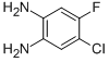 4-氯-5-氟邻苯二胺,132942-81-5,结构式