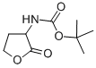 TERT-BUTYL (TETRAHYDRO-2-OXO-3-FURANYL)CARBAMATE Structure