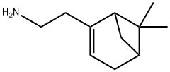 2-(6,6-二甲基-双环[3.1.1]-2-庚烯-2-基)-乙胺, 13296-30-5, 结构式