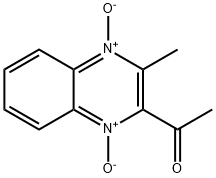 2-ACETYL-3-METHYLQUINOXALINEDIIUM-1,4-DIOLATE Structure