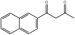 1-naphthalen-2-ylbutane-1,3-dione 结构式