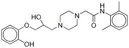 DesMethyl Ranolazine-d5, 1329834-18-5, 结构式