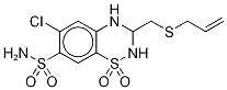 アルチアジド-D5 化学構造式