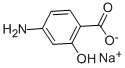 4-アミノサリチル酸ナトリウム二水和物 化学構造式