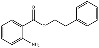 2-氨基-苯甲酸-2-苯乙酯, 133-18-6, 结构式