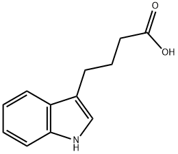 3-Indolebutyric acid Struktur