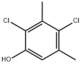 2,4-二氯-3,5-二甲基苯酚, 133-53-9, 结构式