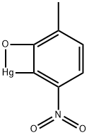 6-methyl-3-nitrobenzoxamercurete Structure