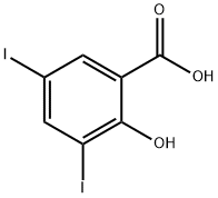 3,5-二碘水杨酸 结构式