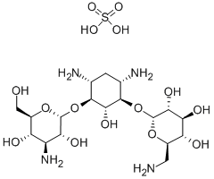 カナマイシン硫酸塩 化学構造式