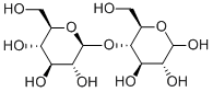 BETA-D-GLUCOPYRANOSYL(1-4)-D-GLUCOPYRANOSE Struktur
