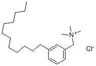 十二烷基苄基三甲基氯化铵,1330-85-4,结构式