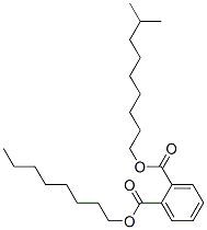 isodecyl octyl phthalate Structure
