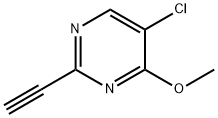 5-Chloro-2-ethynyl-4-methoxypyrimidine,1330044-02-4,结构式