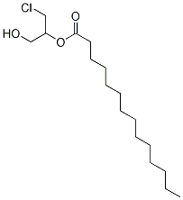 rac 2-Myristoyl-3-chloropropanediol-d5, 95% Structure