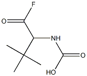 Carbamic acid, (2-fluoro-2-oxoethyl)-, 1,1-dimethylethyl ester (9CI) Struktur