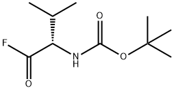 Carbamic acid, [(1S)-1-(fluorocarbonyl)-2-methylpropyl]-, 1,1-dimethylethyl Structure
