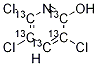 3,5,6-Trichloro-2-pyridinol-13C5 Struktur