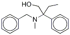 2-(N-ベンジル-N-メチル)アミノ-2-フェニルブタノール 化学構造式