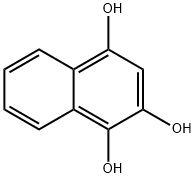 萘-1,2,4-三醇,13302-67-5,结构式