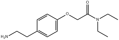 2-[4-(2-AMINO-ETHYL)-PHENOXY]-N,N-DIETHYL-ACETAMIDE Structure