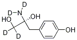 Hydroxy Tyrosol-d4 Struktur