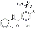 Xipamide-d6, 1330262-09-3, 结构式