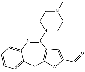 奥氮平-2-甲醛杂质 结构式