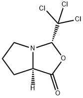 (3S,7AR)-3-(TRICHLOROMETHYL)TETRAHYDROPYRROLO[1,2-C]OXAZOL-1(3H)-ONE, 1330286-50-4, 结构式