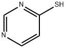 4-嘧啶硫醇, 133039-82-4, 结构式