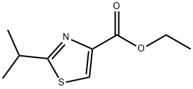 4-Thiazolecarboxylicacid,2-(1-methylethyl)-,ethylester(9CI) Structure