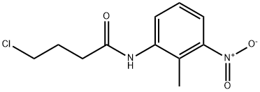 4-Chloro-N-(2-methyl-3-nitrophenyl)butanamide Structure