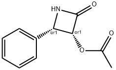 (3R,4S)-2-氧代-4-苯基氮杂环丁-3-基 乙酸酯, 133066-59-8, 结构式