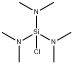 クロロトリ(ジメチルアミノ)シラン 化学構造式