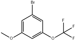 3-ブロモ-5-(トリフルオロメトキシ)アニソール 化学構造式