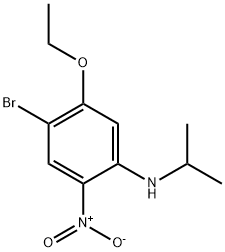 4-溴-5-乙氧基-N-异丙基-2-硝基苯胺, 1330750-39-4, 结构式