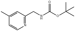 2-(N-Boc-aminomethyl)-4-methylpyridine Structure