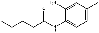 N-(2-アミノ-4-メチルフェニル)ペンタンアミド 化学構造式