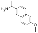 1-(6-メトキシ-2-ナフチル)エタンアミン 化学構造式