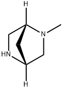 (1R,4R)-2-Methyl-2,5-diazabicyclo[2.2.1]heptane Struktur