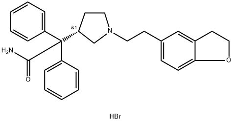 Darifenacin hydrobromide Structure