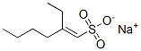 2-Ethylhexene-1-sulfonic acid sodium salt Structure