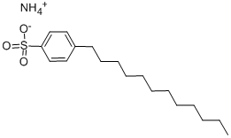 十二烷基苯磺酸铵,1331-61-9,结构式