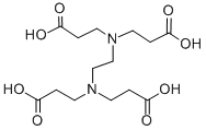 3,3',3'',3'''-(ETHYLENEDINITRILO)TETRAPROPIONIC ACID Structure