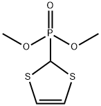 2-(1,3-二硫杂环戊二烯)膦酸二甲酯 结构式