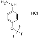 4-(Trifluoromethoxy)phenylhydrazine hydrochloride Structure