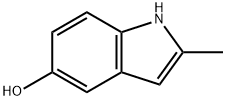 5-Hydroxy-2-methylindole Struktur