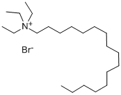 N-HEXADECYL-D33-TRIETHYLAMMONIUM BROMIDE, 13316-70-6, 结构式